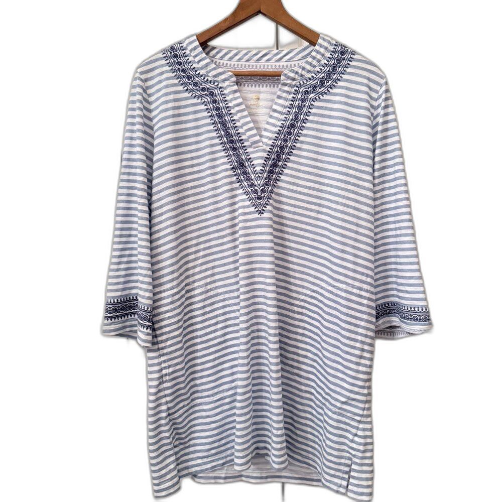 Spartina 449 Shelley Striped Tunic Top